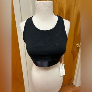 Zise by Bloch black sports bra size medium NWT